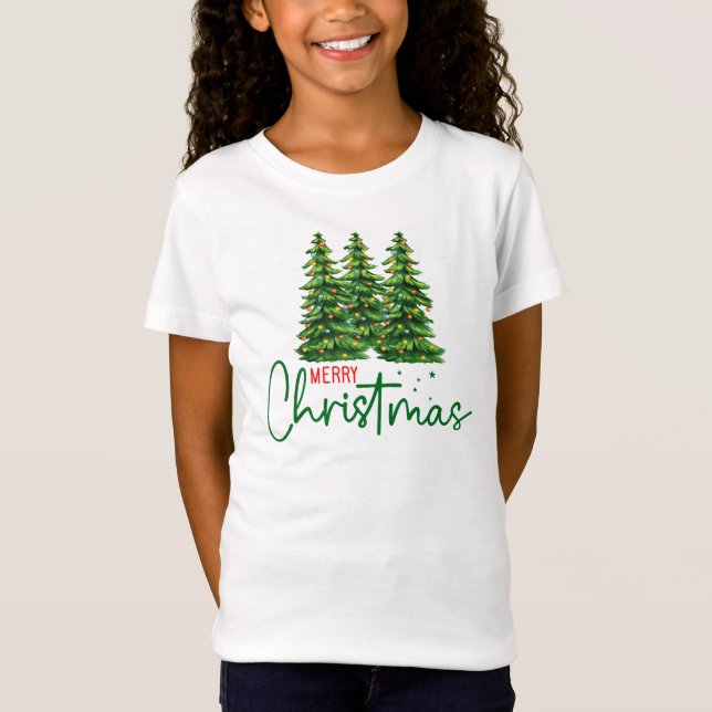 Frohe Weihnachtskinder T - Shirt (Vorderseite)