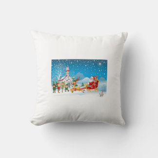 Frohe Weihnachtskissen Kissen