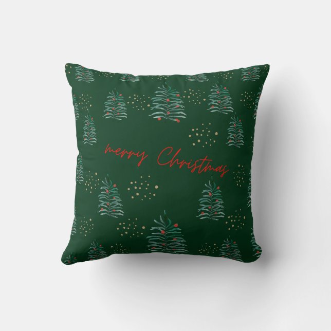 Frohe Weihnachtskissen Kissen (Rückseite)