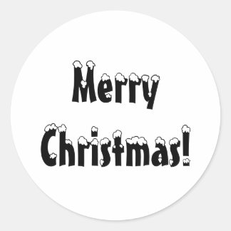 Frohe Weihnachtskleber, Rundschilder, Weihnachten Runder Aufkleber