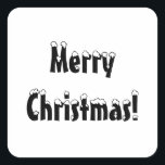 Frohe Weihnachtskleber, Weihnachtsmarken Quadratischer Aufkleber<br><div class="desc">Frohe Weihnachtsaufkleber,  Weihnachtsmarken Frohe Weihnachten,  Aufkleber,  Etiketten,  Weihnachten,  einfach,  Aufkleber,  fröhlich,  Weihnachten,  Weihnachten,  Feiertage,  Winter,  Winteraufkleber</div>