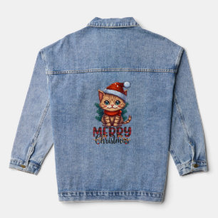 Frohe Weihnachtskleider Jeansjacke