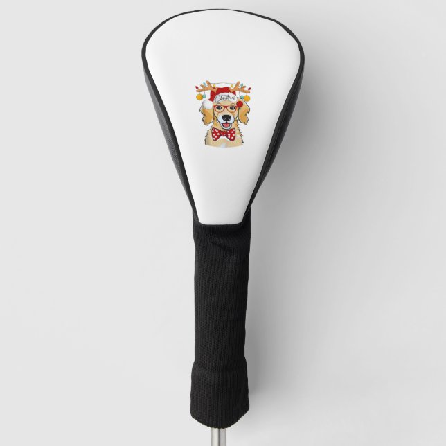 Frohe Weihnachtskostüme Reindeer Niedlicher Weihna Golf Headcover (Vorderseite)