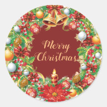 Frohe Weihnachtskranz