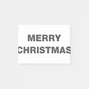 Frohe Weihnachtskreise 4 Post-it Klebezettel