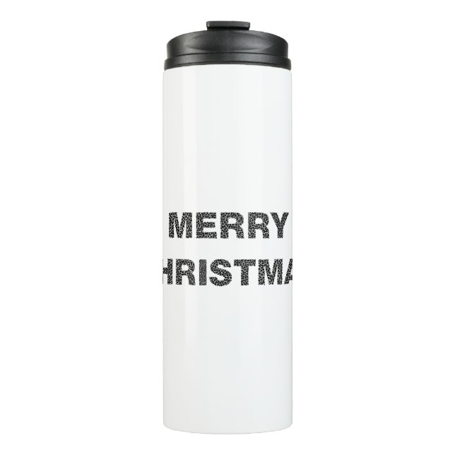 Frohe Weihnachtskreise 4 Thermosbecher (Vorderseite)