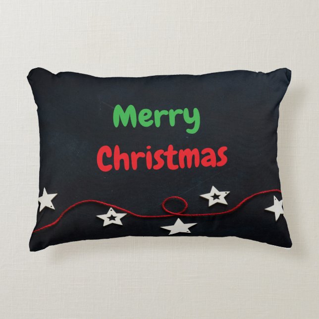 Frohe Weihnachtskushion Dekokissen (Vorderseite)
