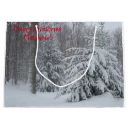 Frohe Weihnachtslandschaften Große Geschenktüte