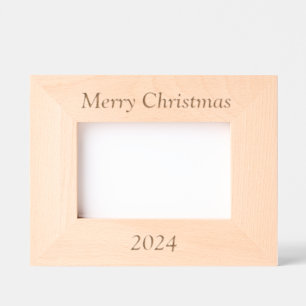 Frohe Weihnachtslasergestelle Geätzte Rahmen