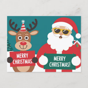 Frohe Weihnachtslehre Feiertagspostkarte