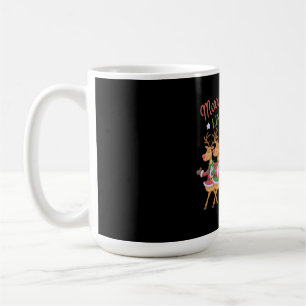 Frohe Weihnachtslieder feiern die Jahreszeit Kaffeetasse