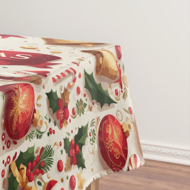 Frohe Weihnachtslieder Tischdecke (Beispiel)