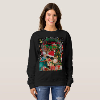Frohe Weihnachtsmagie: Feierliche Feiertage Freuen Sweatshirt