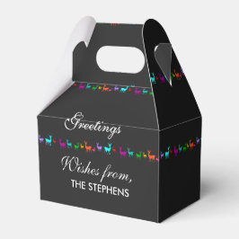 Frohe Weihnachtsmänner-Gastgeschenk-Box Geschenkschachtel