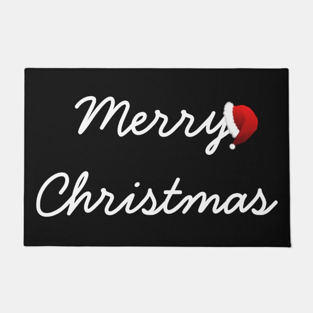 Frohe Weihnachtsmatte Fußmatte (Vorderseite)
