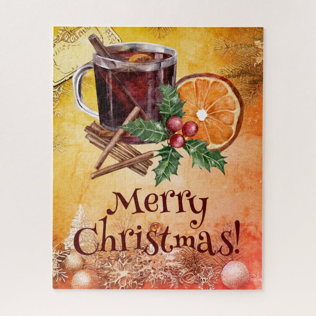 Frohe Weihnachtsmeisterschaft Orange Holly Berry C (Vertikal)