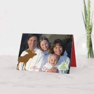 Frohe Weihnachtsmoose Feiertagskarte