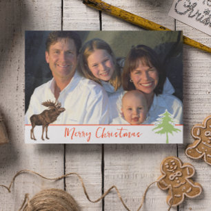 Frohe Weihnachtsmoose Feiertagskarte