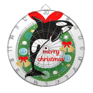 Frohe Weihnachtsmörder Dartscheibe