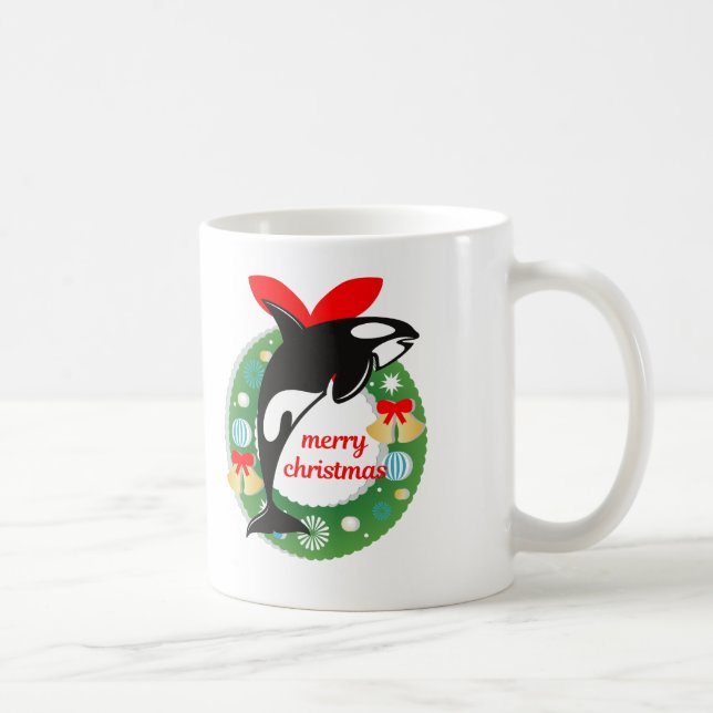 Frohe Weihnachtsmörder Kaffeetasse (Rechts)