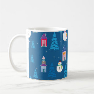 Frohe Weihnachtsmuster Kaffeetasse