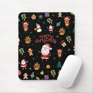 Frohe Weihnachtsmuster Mousepad
