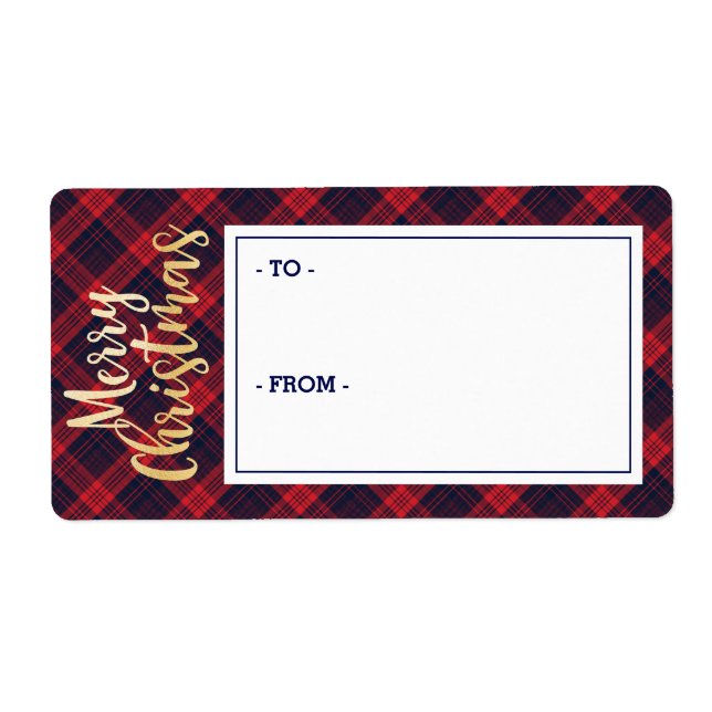 Frohe Weihnachtsnachtsnacht und Karierte Rot Stick (Vorne)
