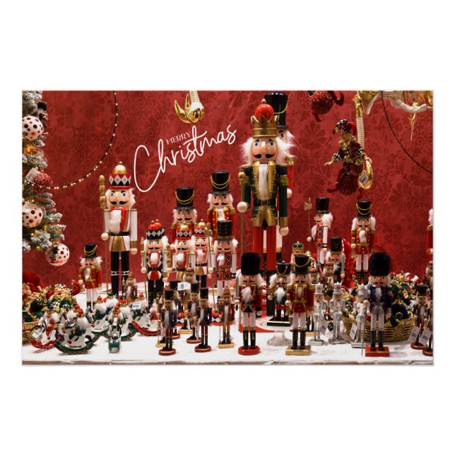 Frohe Weihnachtsnährungsmittel Poster (Vorderseite)