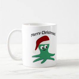 Frohe Weihnachtsoktopus Kaffeetasse