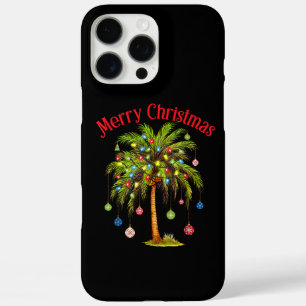 Frohe Weihnachtspalme Tree Light Hawaiian Tropical iPhone 16 Pro Max Hülle
