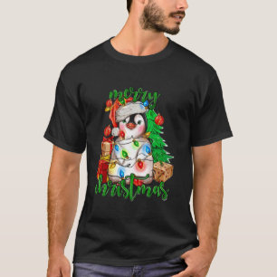 Frohe Weihnachtspenguin Xmas Tree Lights Xmas Holi T-Shirt