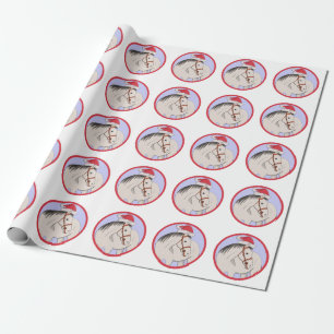 Frohe Weihnachtspferde Geschenkpapier