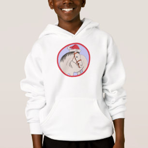 Frohe Weihnachtspferde Hoodie