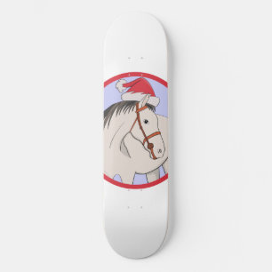 Frohe Weihnachtspferde Skateboard