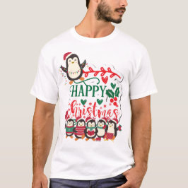Frohe Weihnachtspinguine T-Shirt