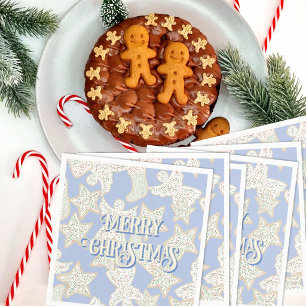 Frohe Weihnachtsplätzchen Traditionelles Fest Serviette