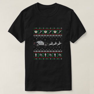 Frohe Weihnachtspolizei Ugly Sweater Geschenk T-Shirt