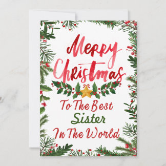 Frohe Weihnachtspostkarte Einladung