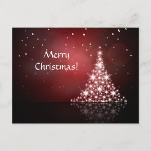 Frohe Weihnachtspostkarte Feiertagspostkarte