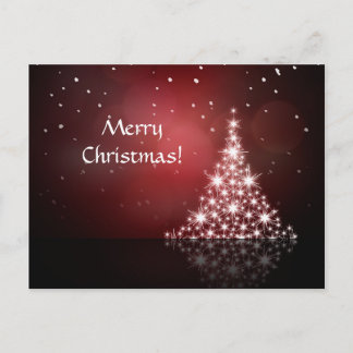 Frohe Weihnachtspostkarte Feiertagspostkarte