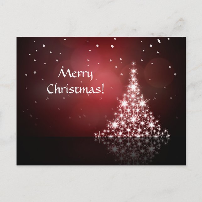 Frohe Weihnachtspostkarte Feiertagspostkarte (Vorderseite)