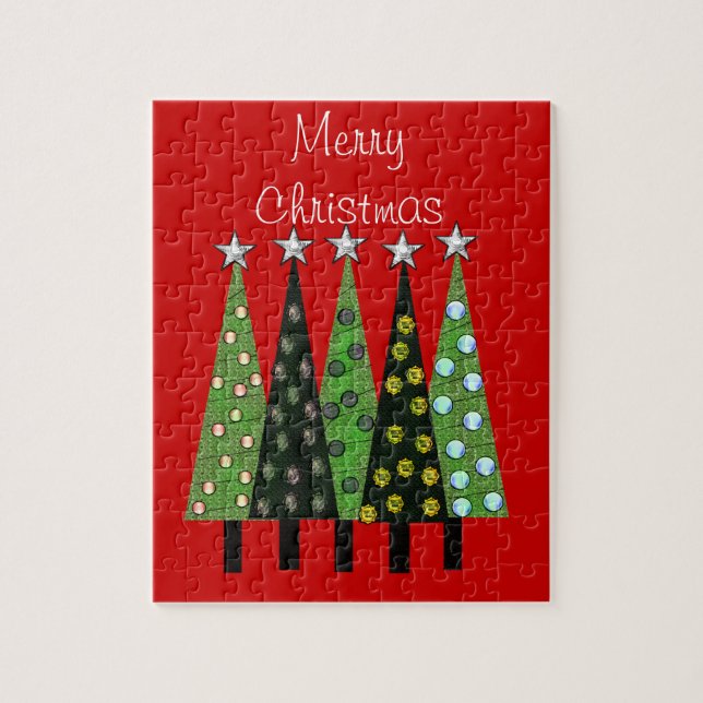 Frohe Weihnachtspuzzle (Vertikal)