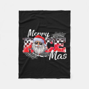Frohe Weihnachtsrennen Car Xmas Racing Weihnachtsm Fleecedecke