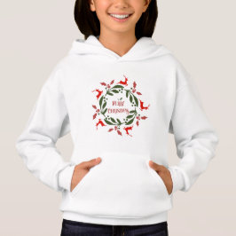 Frohe Weihnachtsrinder Hoodie