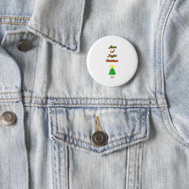 Frohe Weihnachtsrunde Button (Beispiel)
