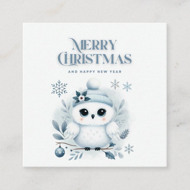 Frohe Weihnachtsschale Begleitkarte (Vorderseite)