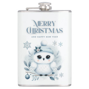 Frohe Weihnachtsschale Flachmann