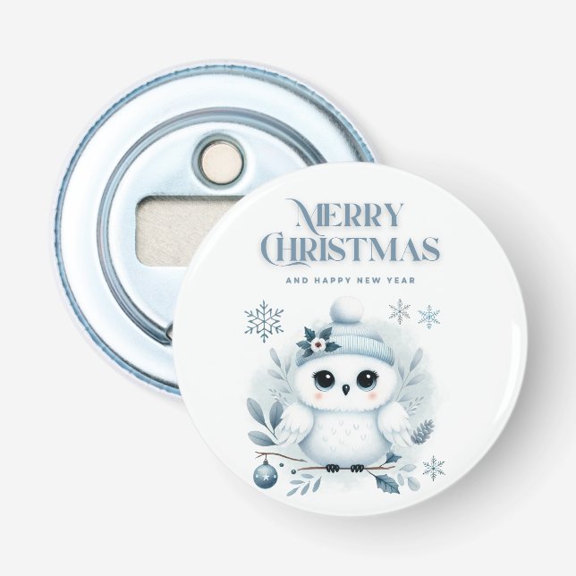 Frohe Weihnachtsschale Flaschenöffner (Vorderseite)