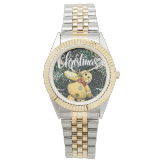 Frohe Weihnachtsschau Armbanduhr