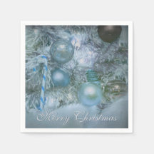 Frohe Weihnachtsschmuck Blaue Aquamarine Urlaubshö